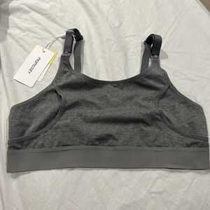 NEW with tags Women's Momcozy Maternity Hands-Free Pumping Bra M Gray